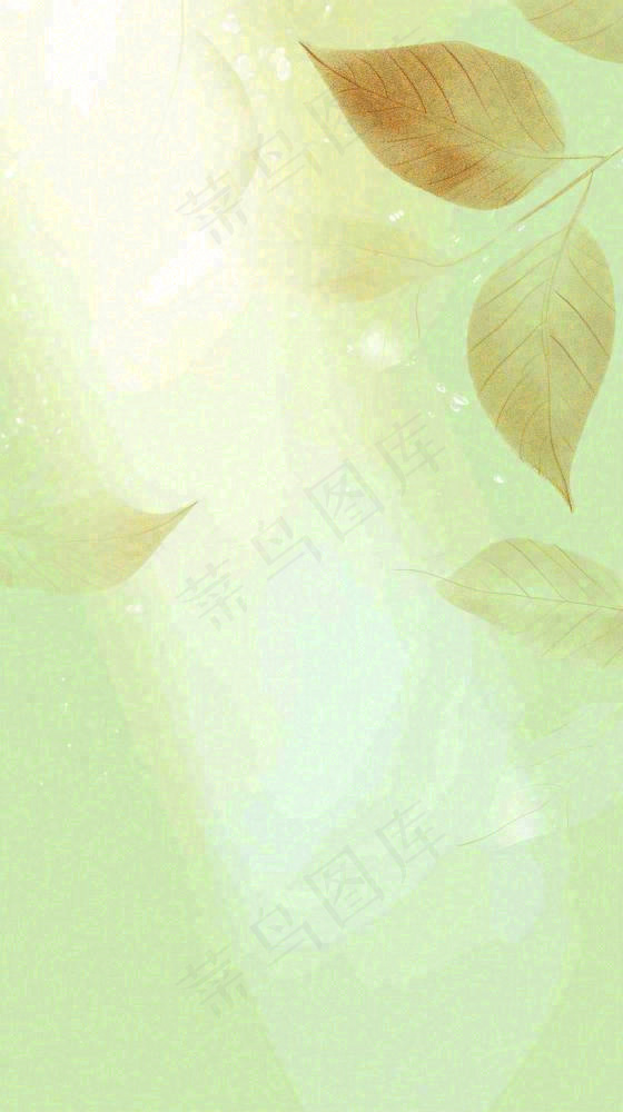 绿色清新阳光渐变背景，淡雅清爽