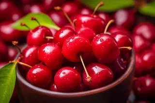 车厘子樱桃水果摄影图