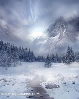 梦幻冬天雪山图片 梦幻冬天雪山图片