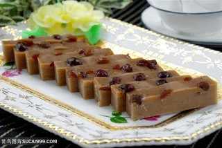 养生枣泥糕的美食图片