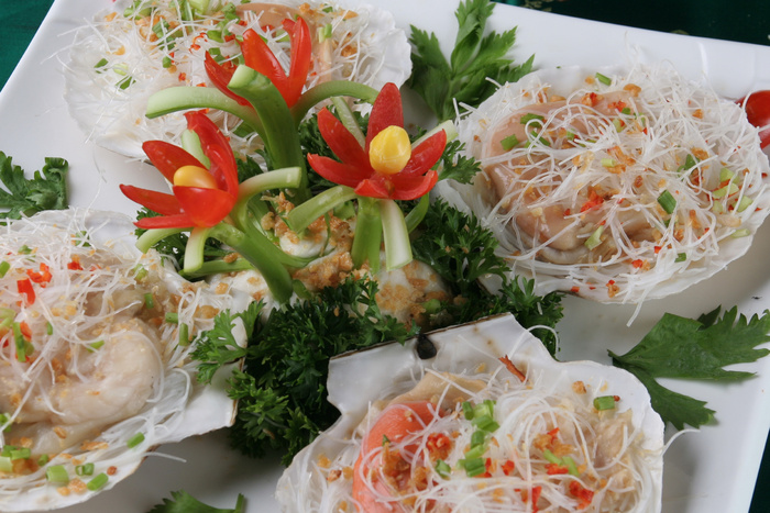 蒜茸粉丝蒸扇贝 (3)