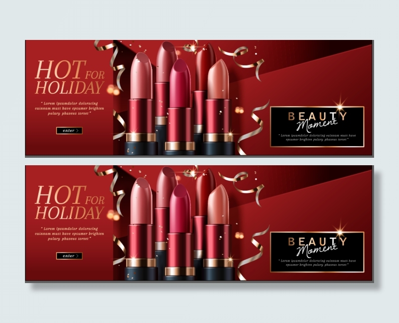 设计广告化妆品素材