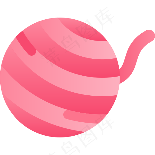 卡通线团元素图标免扣