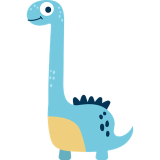 卡通恐龙生日宝宝宴派对素材恐龙派对免扣素材