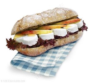 美味的三明治汉堡食物高清图片