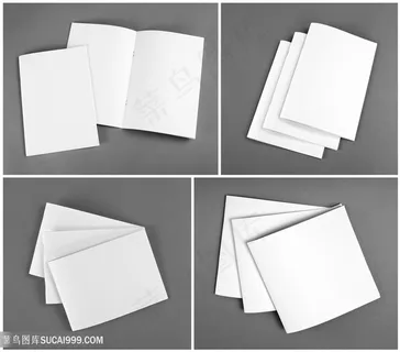 空白画册效果设计高清图片