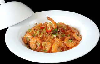 煲类火锅川菜特色菜鲜虾粉丝煲