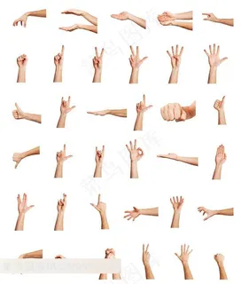 35种手势高清图片素材 35种手势高清图片素材