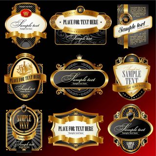 免抠豪华的标签设