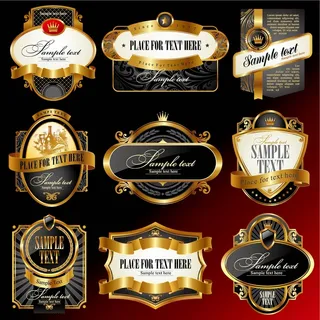 免抠豪华的标签设