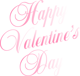 情人节英语字母艺术