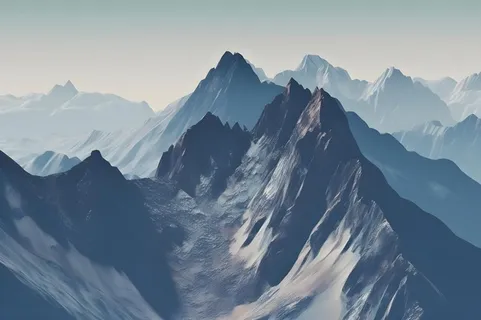 意境山脉云间背景