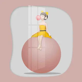 卡通娃娃装饰画