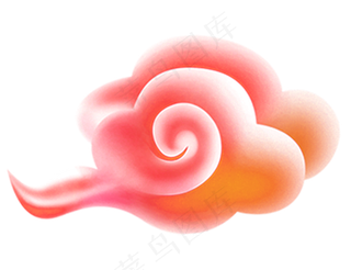 彩云 古典云 祥云图案 祥云素材 创意祥云  三色云 花边花纹 免抠