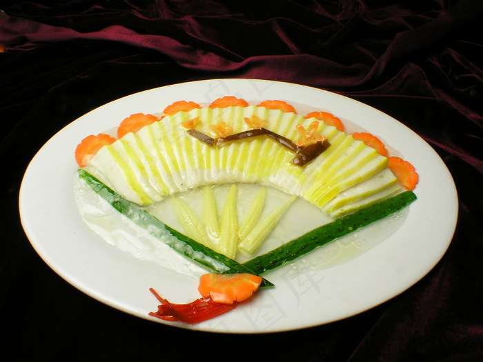 主食|小吃扇形鱼糕