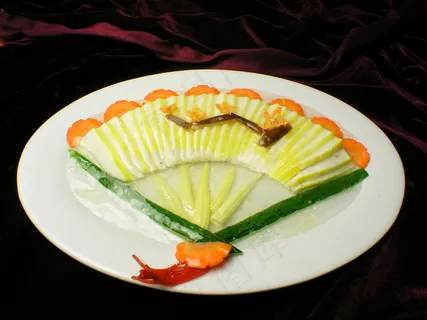 主食|小吃扇形鱼糕 主食|小吃扇形鱼糕