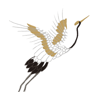 中国风古典中式国潮风手绘飞鹤图案仙鹤装饰素材PNG免抠插画元素