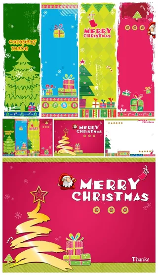 绚丽缤纷圣诞节PPT动画模板