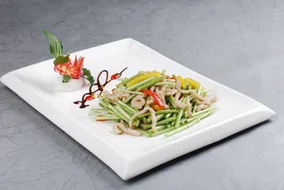 川菜湘菜高清菜谱 芦蒿炒肉丝