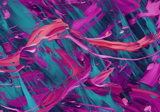 抽象艺术油漆颜料混色流体简笔背景