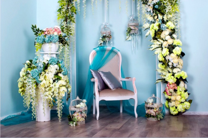 儿童照相拼接背景