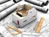 正在搭建的3d建筑物模型高清图
