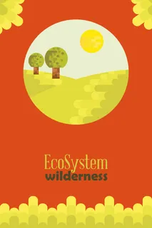 自然风景动物植物扁平矢量插画 自然风景动物植物扁平矢量插画