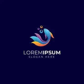 动物形象几何图形状鸟类狗狗渐变LOGO标志ai矢量源文件设计素材