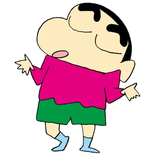 蜡笔小新可爱人物免扣素材