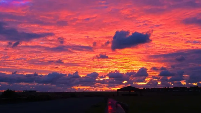 日出天空朝霞景观图片