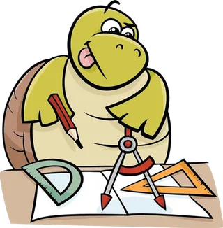 乌龟书写卡通简笔少儿兴趣班