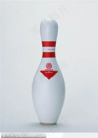 一个立着的瓶子