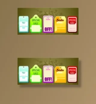 免抠标签矢量素材