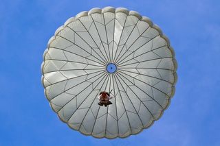 高空跳伞摄影图片