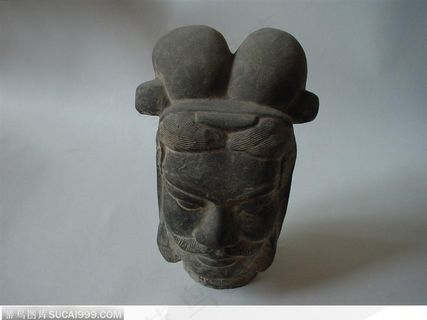 中华传统工艺-瓷质的人头