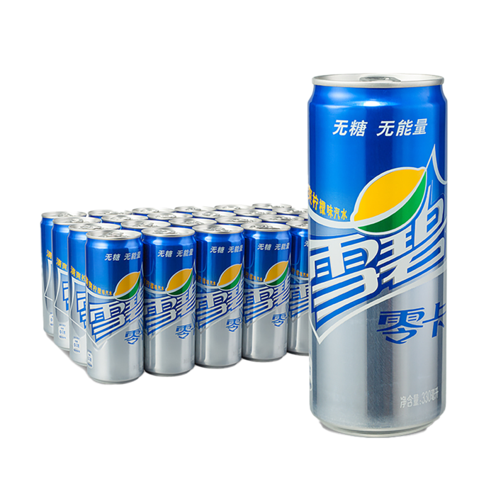 雪碧7超市商品白底图免抠实物摄影png格式图片透明底