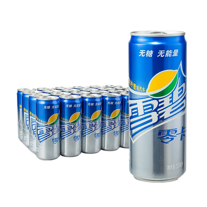 雪碧7超市商品白底图免抠实物摄影png格式图片透明底
