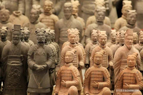 秦陵兵马俑摄于图 秦陵兵马俑摄于图