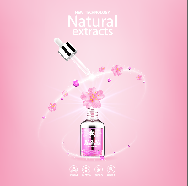 设计广告化妆品素材