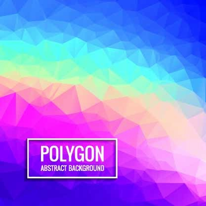 几何艺术设计 低多边形 低多边形背景