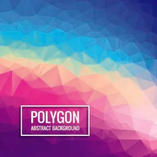 几何艺术设计 低多边形 低多边形背景