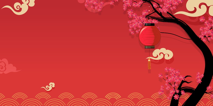 2022虎年新年春节卡通模板喜庆节日背景psd模版下载