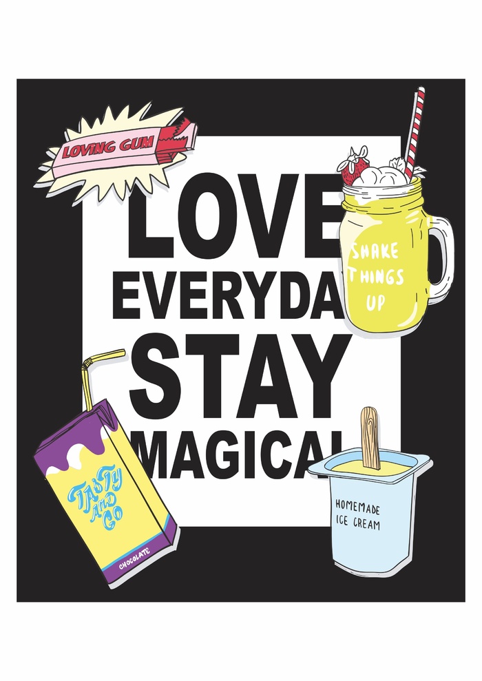 下午茶海报 饮料 酸奶 巧克力