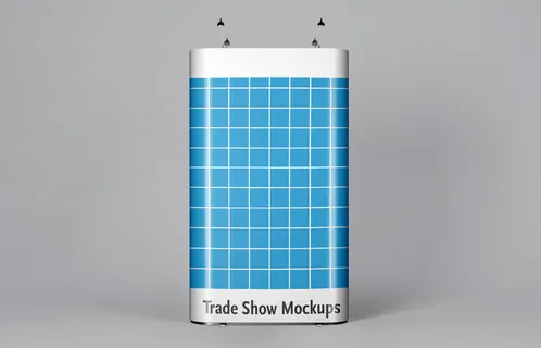 户外展示样机 广告样机 展示墙 (2)