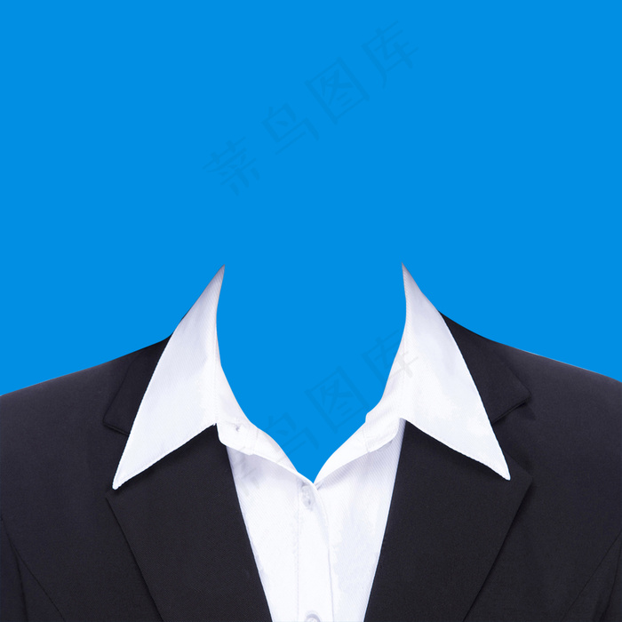 西装模板  女生西装 寸照模板 西装 证件照 西服 免抠 