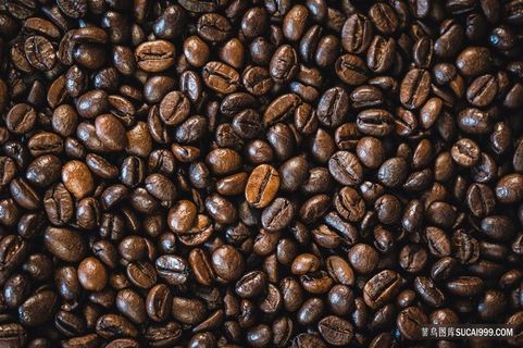咖啡豆平铺背景