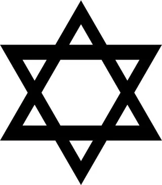 红大卫 PNG 犹太明星 PNG免抠