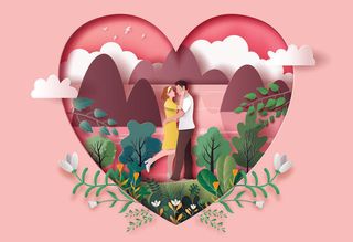 2.14情人节高端大气矢量插画