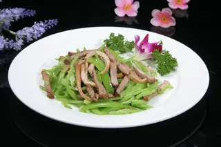 苦瓜炝烧鸭26元