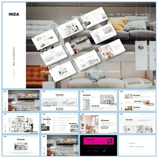 IKEA宜家从简风ppt模板